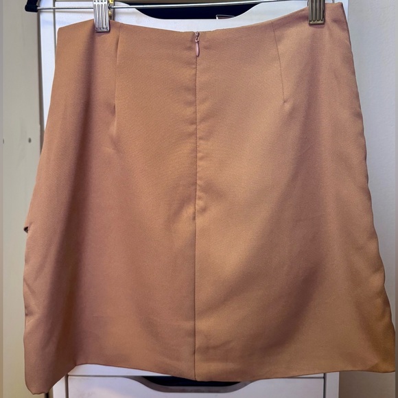 Do+Be Tan Ruched Mini Skirt - Picture 6 of 9